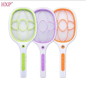 Hot Sale Bug Zapper Racket Recharge Insect Killer Fly Swatter Electric Mosquito Swatter with Led