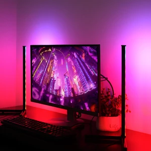 Desktop Atmosphere Sound Activated Bedroom Computer Led Gaming Light Room APP Control Rgb Music Rhythm Pickup Light Gaming