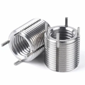 M2-M30 Professional 303 Stainless Steel Thread Repair Insert Self-tapping Bushing with Plug Screw Sleeve Nuts Custom Hardware