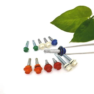 Customized Self-Tapping Screw SS304 Stainless Steel Hex Flange Spray Paint Drilling Screws
