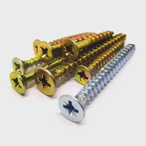 2 3 Inch Length Pozi Drive Flat Head MDF Screw For OSB Board Engineered Timber