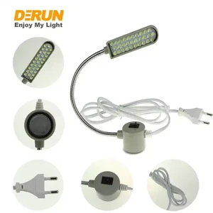 Portable LED Work Light With Strong Magnet Holder Base Metal Hose 110-220V 5V Used for Sewing Machine , LAMP-SEWING