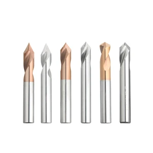 Tungsten Carbide Spot Drill 60 90 Degree Chamfering Bit for CNC Machine Tools