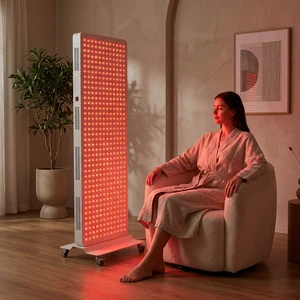 Full Body Coverage 1500W LED Red Light Therapy Lamp Dual Spectrum Infrared Physiotherapy Skin Repair Light