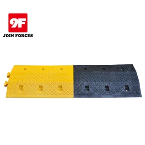 wholesale yellow and black plastic durable parking wheel stopper