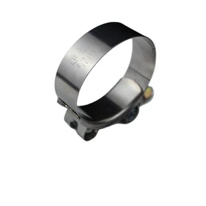 High Quality T-bolt Hose Clamp Single T-bolt Duty Superior Clamp with Factory Price