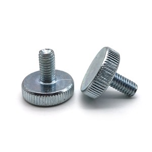Din 653 M3 M2 M2.5 Stainless Steel Thumb Screw Round Flat Head Knurled Thumb Screws