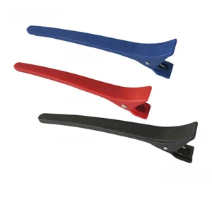 SMETA Sedex 4P Factory Reusable Waterproof Plastic Cushion Alligator Hair Clip Non Slip Salon Sectioning Hair Styling Clip