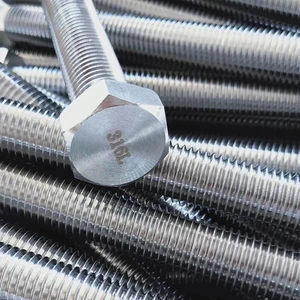 Hex Head Bolts And Nuts Alloy Steel Class 6 Zinc Plated 20mm M6 UNF For Building Applications From Shandong KAITAI Brand