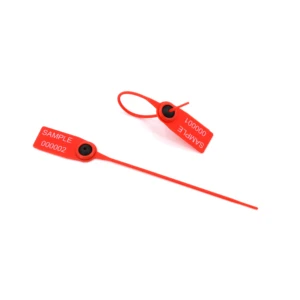 Asialock 165mm Durable Plastic Security Seal Metal Clips ISO 9001/17712 Certified Laser Printed Standard Model A-013 Automotive