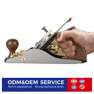 European Style Industrial Grade Hand Pushed Planer Small Carpenter Plane with Iron Handle for Woodworking