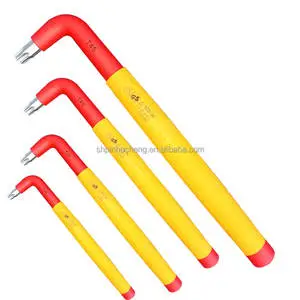 VDE new energy vehicle repair tools 1000V insulated inner hex key wrench Factory wholesale