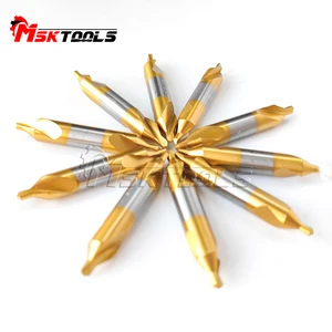 HSS 4341 A-Type Center Drill Bit - High-Speed Steel CNC Metal Drills For Precision Machining