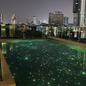 Black Jacket End Glow Fiber Optic Plastic Fiber Optic Cable Lighting Underwater Star Light