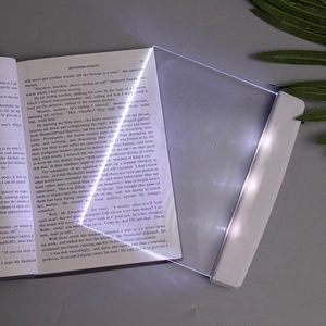 Home Flat Book Lights for Reading at Night in Bed Clear LED Book Page Light Flat Light for Reading in Bed at Night