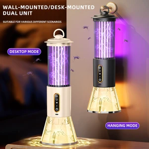 Indoor Mosquito Zappers Killer Electric Shock Mosquito Killer Lamp Usb Rechargeable Uv Light Trap Mosquito Trap