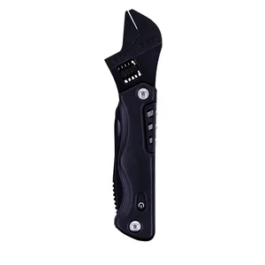 Multi Function OEM Stainless Steel Adjustable Wrench & Spanner 80 NM Max Torque 15/16 Jaw Capacity for Camping DIY Metric Tool