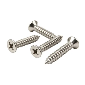 Inox 201 Self Tapping Screws, Flat Head Self Tapping Screws for Window&Door
