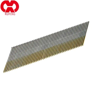 15 GA Galvanized Steel Brad Nails Angled Finish DA13 DA15 DA17 DA19 DA21 DA23 DA25 5000 Pcs/Box for Furniture Stapling