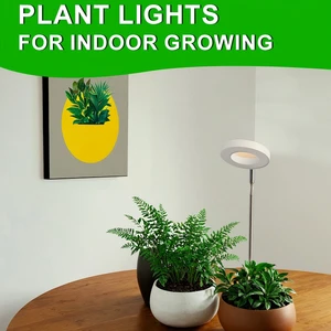 LED Grow Light for Indoor Plants Adjustable Height Full Spectrum Plant Lamp for Succulents Hydroponics Home Garden Lighting