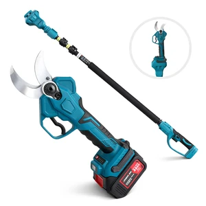 Garden Power Tools 32mm Professional Cordless Electric Rechargeable Telescopic Folding Lithium Pruner Pruning Shears Scissors