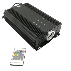 16W RGBW IP68 Waterproof Dimmable DC12V LED Fiber Optic Light Engine White 6000K CCT Aluminum & PMMA Body Ceiling Star Light