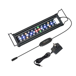 Heto Factory Price Aluminium RGB LED Aquarium Tank Lamp for Freshwater Live Plants IP65 Rated High Brightness ROHS Certified