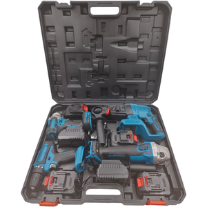 Factory Price Power Tool Cordless Drill Wrench Angle Grinder Hand Tools Suit Case Tools Set
