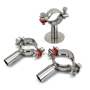 Stainless Steel Pipe Hanger/tube Supporter/clamp Pipe 304 Round Tube Hange Pipe Clamp Pipe Holder Stainless Steel Pipe Clamp