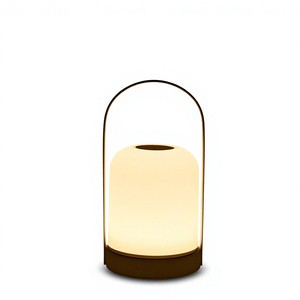 Cross-border LED Portable Camping Light Rechargeable Desk Lamp Compact Touch-Dimming Table Lamp Modern Minimalist Design Battery