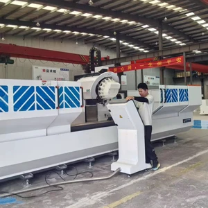 Aluminum Profile CNC Machining Center Drilling Milling Machine BT30 16 Tools
