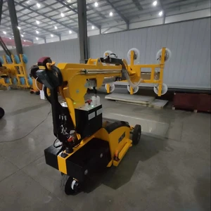 2Pcs Glass Suction Cup Cart 800kg Electric Vacuum Holder For Glass Installation