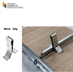 Modern High Strength Light Weight Wind Clip-Galvanized Steel Easy Installation Hold Down Clip