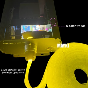Dia 30mm Big Power Twinkle Fiber Optic Light Engine 150W Fiber Optic Light Generator with DMX Function for Pool Lighting