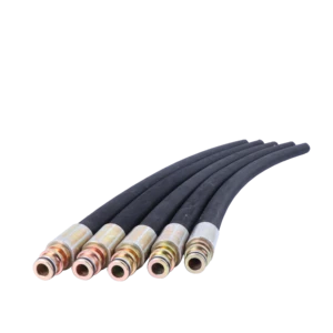 High Pressure Hydraulic Rubber Hose Assembly Crimped Fittings SAE 100 R15 R13 5000 PSI Flexible Oil Resistant Pipe Industrial
