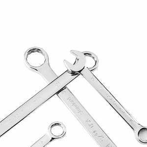 6-32 mm Factory Wholesale Hand Tools plum Solid Wrench Box Combination Wrench Mirror Eye Open-end Combination Wrench Wholesale