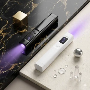 Gel X Mini Portable UV Light Lamp for Nails 9W Rechargeable LED Nail Curing Dryer Salon Home Use