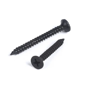 Carbon Steel Class Grade 4.8 8.8 10.9 12.9 Black Oxide Cross Recessed Flat & CSK Countersunk Head Self Tapping Drywall Screw
