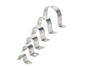 U Type Galvanized Stainless Steel Metal Hose Clamp Saddle Pipe Clamp