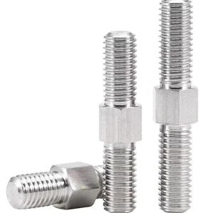 M8 M10 M12 M16 M20 Stud Bolt Standard Size Carbon Steel Metric Threaded Studs Bolts DIN938 Double Hanger Bolt