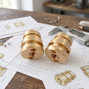 OEM/ODM CNC Machined Stainless Steel & Brass Hydraulic Components Custom Valve Parts With Threaded Holes From Xiamen Factory