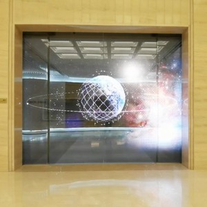 Transparent Flexible IP65 LED Film Screen P3.91 Adhesive Window Display Indoor Full Color Glass Advertising Panel 3000cd