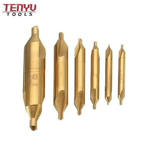 HSS DIN333 Double Ended Two Head Center Drill Bits Self Center and Spotting Drill Bit for Hole Processing