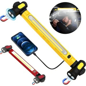 1200Lumen Rechargeable COB LED Underhood Work Light for Mechanic Garage Workshop Rotated Magnetic Hook Car Inspection Work Light