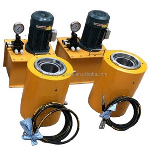 Post Tension Equipment Manufacturer 50 to 1500 Ton Hollow Hydraulic Jack