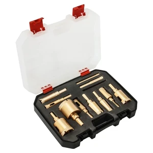 12Pcs 6-35mm Diamond Coated Drill Bits Set Hole Saw Kit For Marble Granite Stone Tile Ceramic