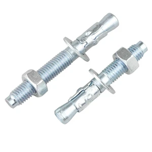 Quick Installation Wedge Anchor Bolt Zinc Plated Carbon Steel Expansion Fastener For Rapid Construction
