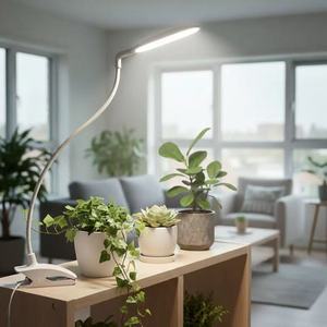 Full Spectrum Plant Grow Light with Clip + Base & Flexible Gooseneck