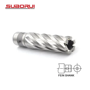 SUBORUI 2 inch 25x50mm HSS Fein Quick Shank Annular Broach Cutter Mag Drill Bit Annular Cutters for magnetic base drills