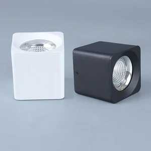 High Display Simple Anti-Glare Square LED Downlight Full Spectrum for Living Room Bedroom Ceiling-Mounted for Shopping Mall